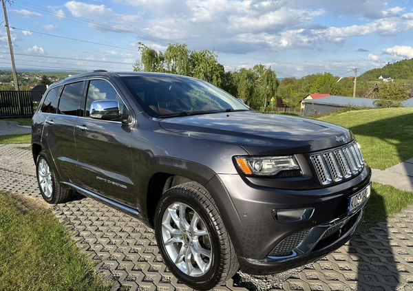 Jeep Grand Cherokee cena 114000 przebieg: 123600, rok produkcji 2014 z Andrychów małe 742